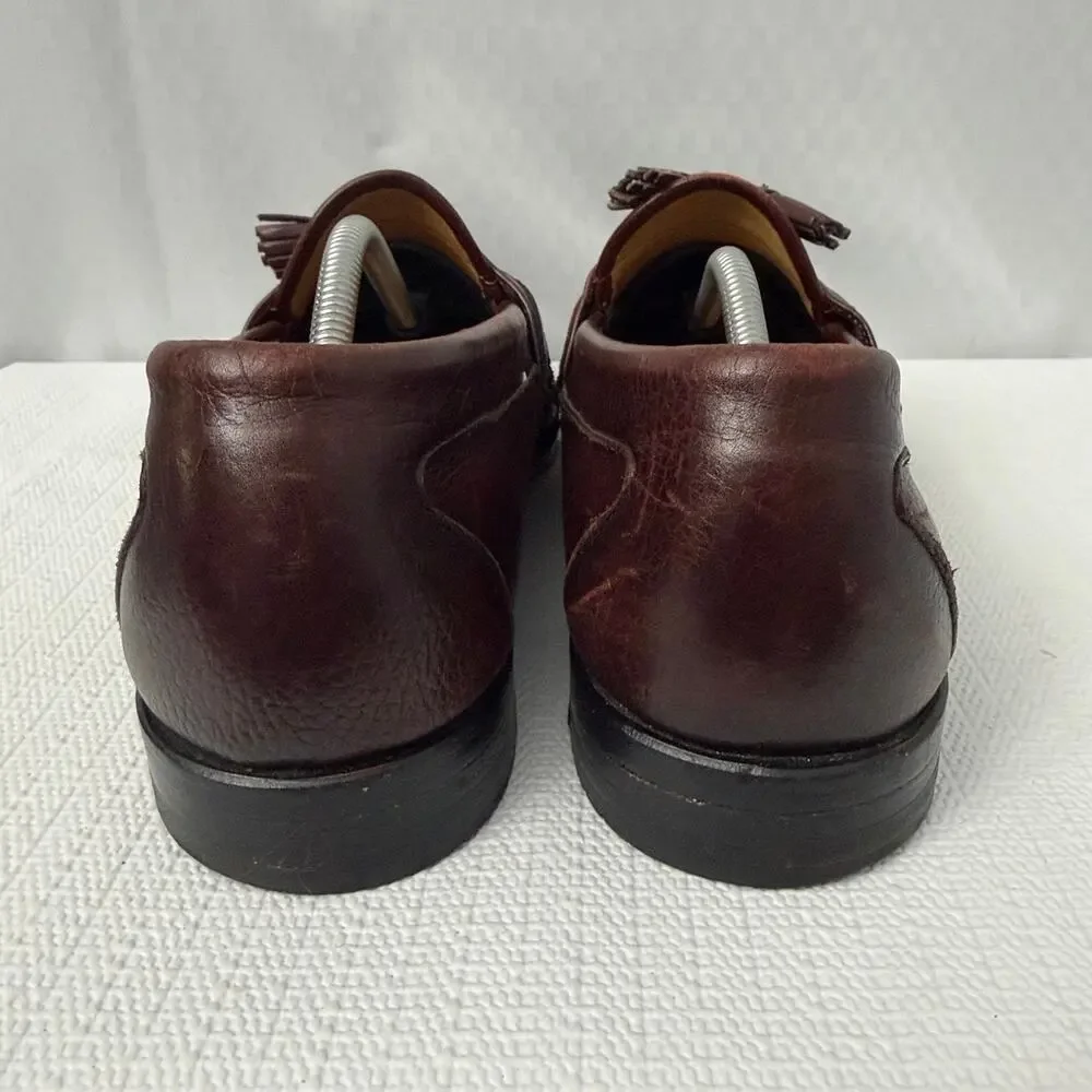 FootJoy Loafers Mens Size 11.5 D Brown Leather Vintage Tassel Dress Made In USA